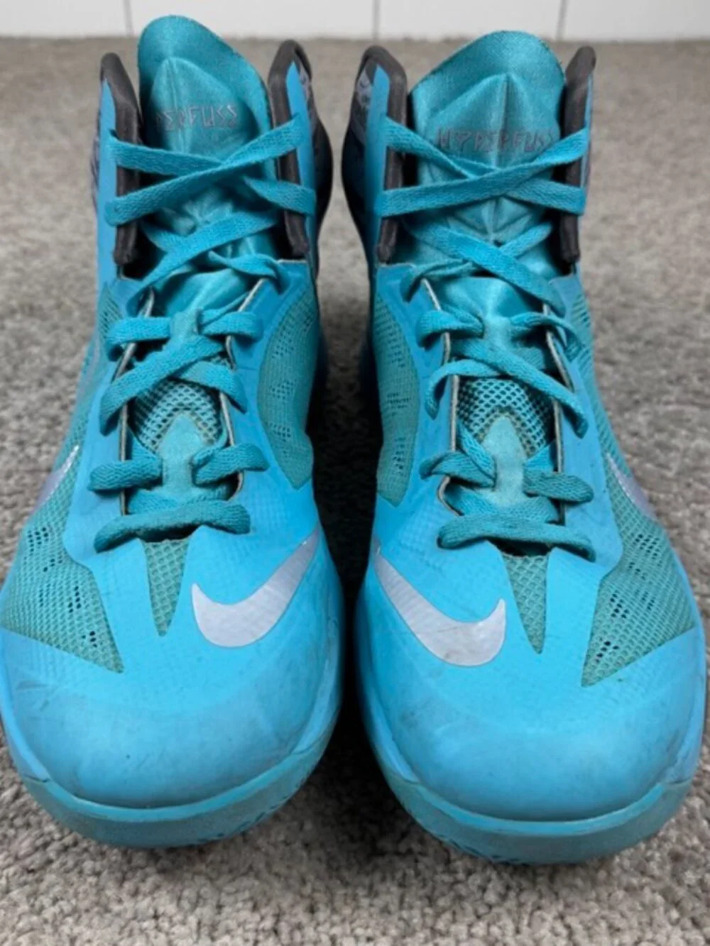 Nike Zoom Hyperfuse Men's Size 11.5 Athletic Shoes Gamma Blue 615896-400 2013